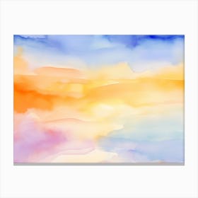 Sunset Elemental 1 Canvas Print