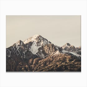 Rustic Mountain Range Canvas Print