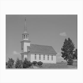 Genesee Valley Lutheran Church,Latah County, Idaho By Russell Lee Canvas Print