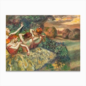 Four Dancers, Edgar Degas Canvas Print
