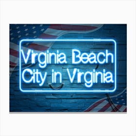 Virginia Beach City In Virginia Canvas Print