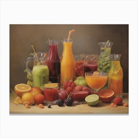 Juices Canvas Print