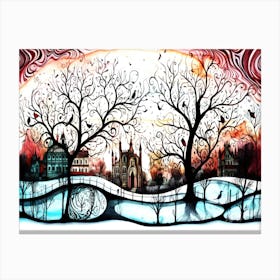 Winter Light - Winter Landscape Canvas Print
