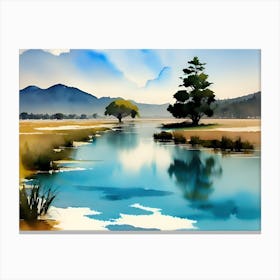 Landscape Painting 2 Canvas Print