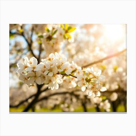 Blossoming Cherry Tree 2 Canvas Print