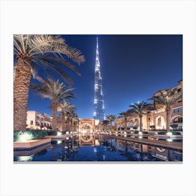 Burj Khalifa Canvas Print