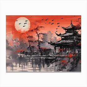 Chinese Pagoda 1 Canvas Print