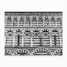Toscana Architecture   Stripes Canvas Print
