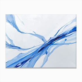 Abstract Blue Painting 1 Canvas Print