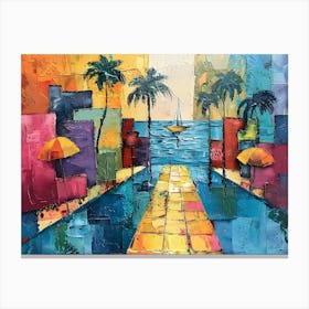 Pool Dreams Canvas Print