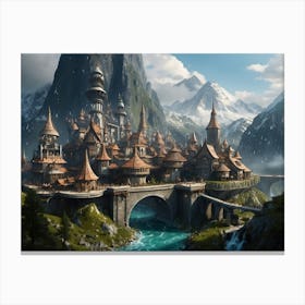 Fantasy Castle 3 Canvas Print