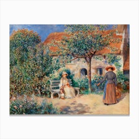Luncheon Of The Boating Party, Pierre Auguste Renoir Canvas Print