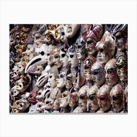 Venetian Masks - Anton Maliar art photo Italy Italian photography travel Venice Canvas Print