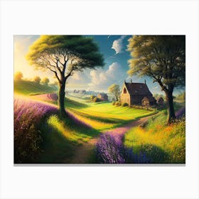 Sunset In The Countryside 26 Canvas Print