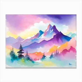 Mountain landscapes 10 Canvas Print