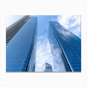 Skyscraper with sky Canvas Print