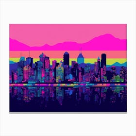 Vancouver Skyline 3 Canvas Print