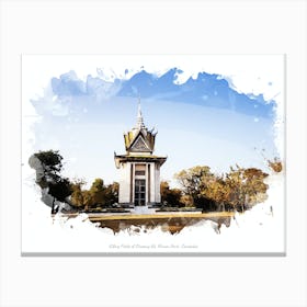 Killing Fields Of Choeung Ek, Phnom Penh, Cambodia Canvas Print