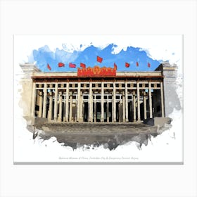 National Museum Of China, Forbidden City & Dongcheng Central, Beijing Canvas Print