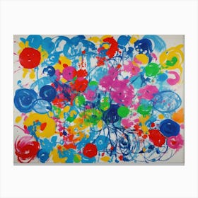 Abstract Painting Canvas Print