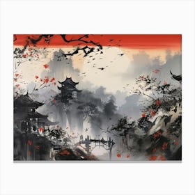 Chinese Landscape Canvas Print