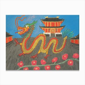 Year of the dragon Canvas Print