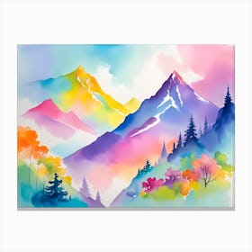 Mountain landscapes 1 Canvas Print