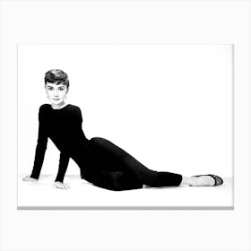 Audrey Hepburn Vintage Photograph Canvas Print