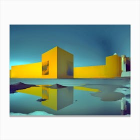 Yellow Building 1 Canvas Print