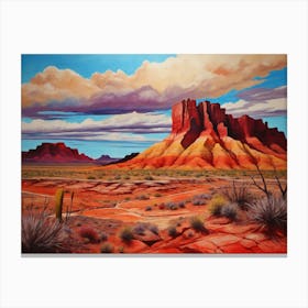 Painted Desert Canvas Print