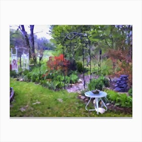 Garden In The Woods Canvas Print