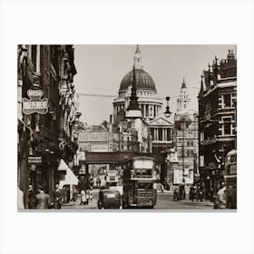 London Street Scene 2 Canvas Print