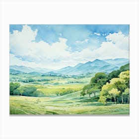 Landscape Painting Canvas Print