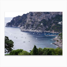 Capri Boats - Anton Maliar art photo Italy Italian photography travel sea Canvas Print