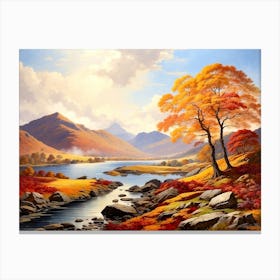 Default Autumn In The Lake District 1875this Painting Showcase 0 Canvas Print