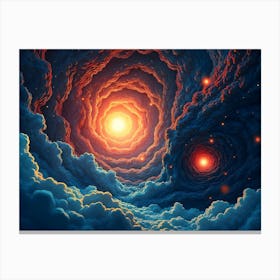 Celestial Crossroads Canvas Print