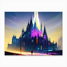 Futuristic City 74 Canvas Print