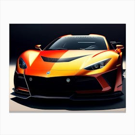 Sports Car Canvas Print