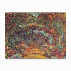 Claude Monet'S Garden 3 Canvas Print