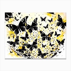 Butterflies In Flight 4 Canvas Print