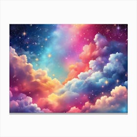 Colorful Clouds In The Sky 4 Canvas Print