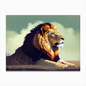 Lion king 11 Canvas Print