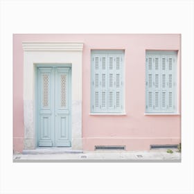 Pastel Palace In Canvas Print