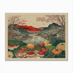 Chinese Food Canvas Print