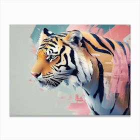 Tiger Animal Abstract Canvas Print