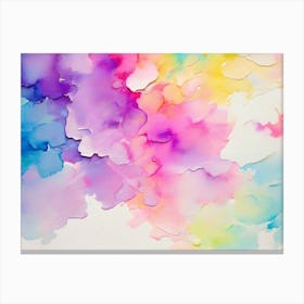 Watercolor Painting Canvas Print