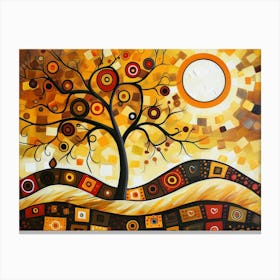 Abstract Tree 4 Canvas Print