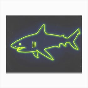 Neon Port Jackson Shark 2 Canvas Print