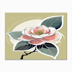 Magnolia Flower Canvas Print