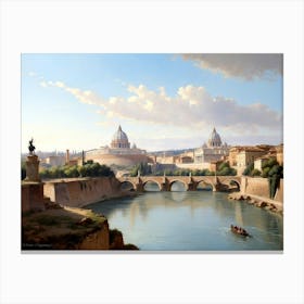 St Peter'S Bridge Canvas Print